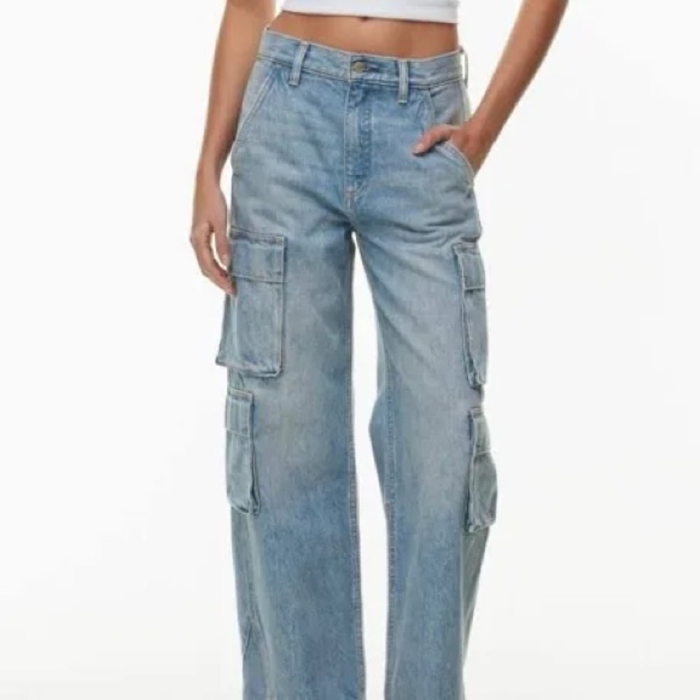 Aritzia Denim Forum The '90s Millie High Rise Cargo Jeans, 30